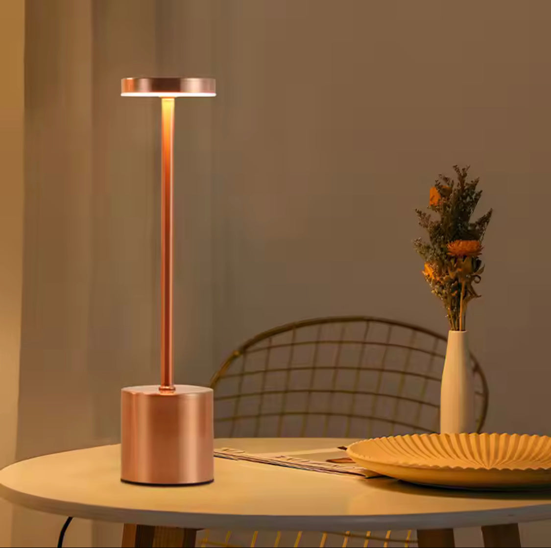 Modern Touch LED Desk Lamp, Rechargeable Sensor LED Lamp, 3 Modes Sensor Touch LED Lamp