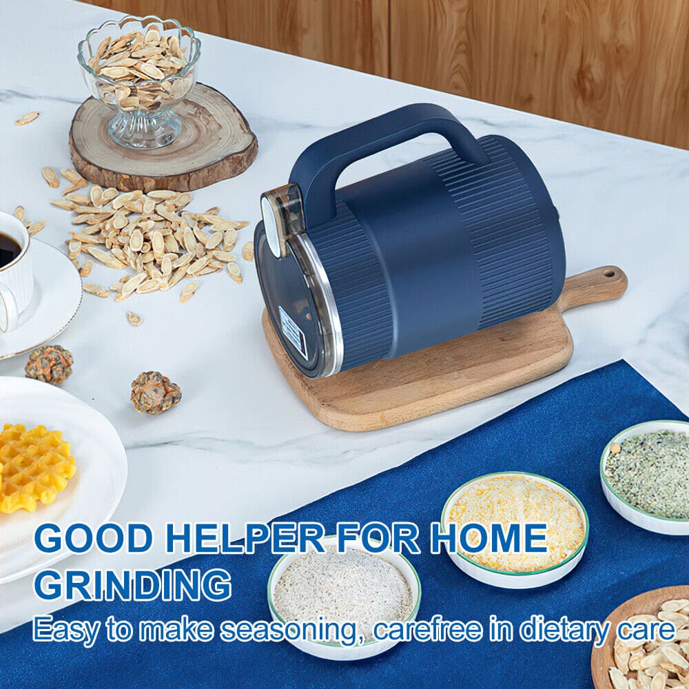 Dry Chilli Grinder, Household Powder Grinding Machine, Electric Grain Crushing Mill, Multifunctional Ultra Fine Grinder, Kitchen Cereal Nuts Beans Spices Flour Powder Polishing Device, Portable Grain Dry Mill Food Bean Grinder