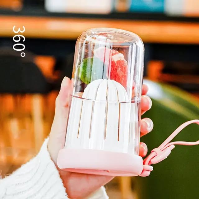 Funny Filter Straw Cup, 500ml Water Glasses With Fruit Tea Isolator Cup, Portable Tea Separation Cold Extract Water Cup