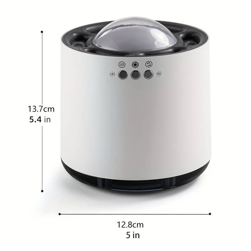 6 Nozzle Dynamic Humidifier, Mist Air Humidifier with Colorful LED Light, Home RGB Led Light Aroma Diffuser