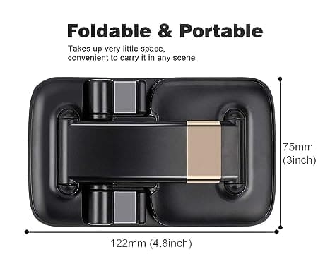 Placehap Mobile Holder, Foldable Portable Phone Stand Holder, Universal Mobile Stand, Adjustable Mobile Phone and Tab Holder Stand