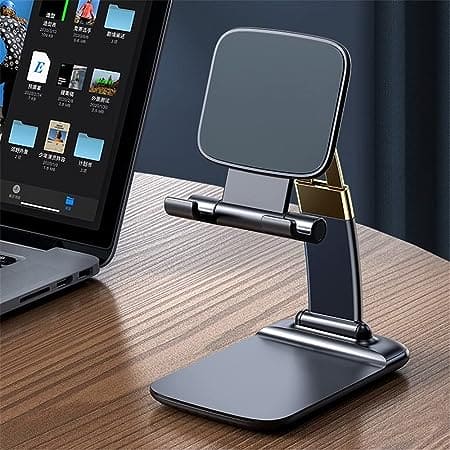 Placehap Mobile Holder, Foldable Portable Phone Stand Holder, Universal Mobile Stand, Adjustable Mobile Phone and Tab Holder Stand