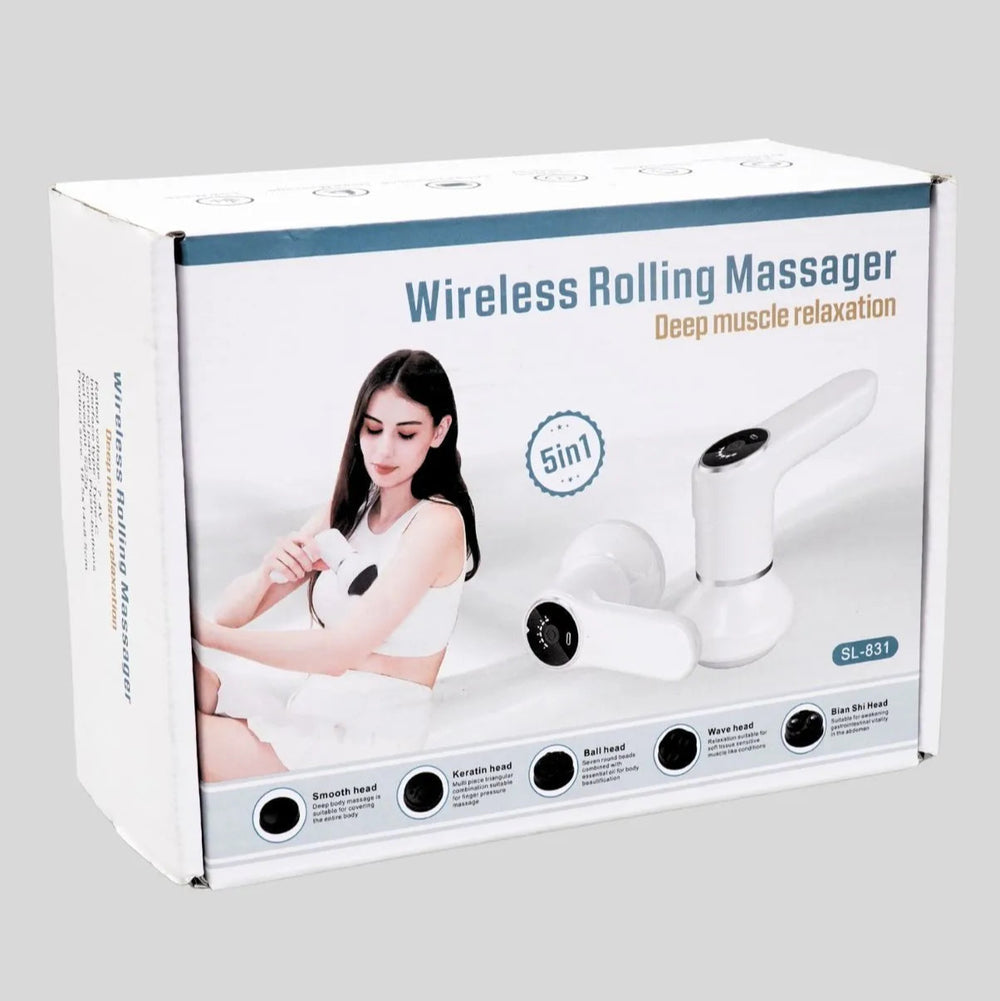 Portable Anti Cellulite Body Massager, 5 In 1 Wireless Rolling Massager, Anti Cellulite Body Devices