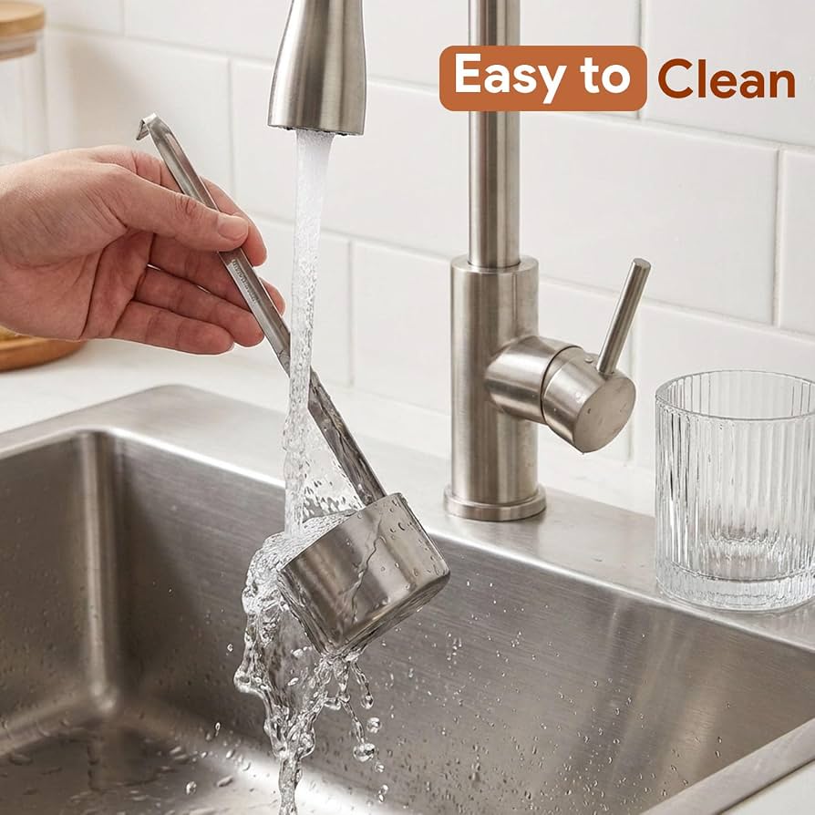 Long Handle Stainless Steel Sauce Ladle, Multipurpose Stainless Steel Serving Scoop, Stainless Steel Deep Cup Ladle