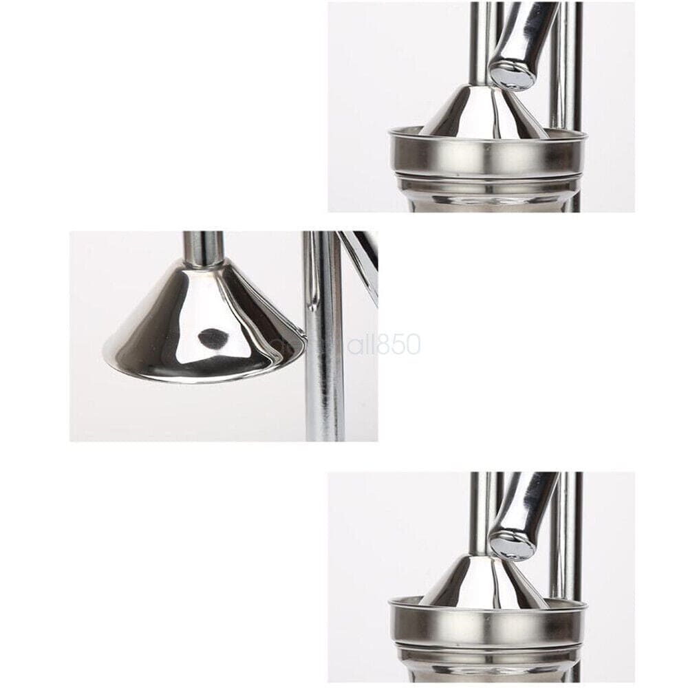 Manual Citrus Juicer, Squeezer for Fresh Fruit Juice, Hand Citrus Fruit Juice Machine, Stainless Steel Fruit Juice Squeezer
