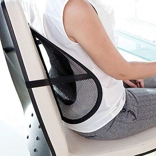 Universal Chair Lumbar, Back Support Spine Posture Correction Back Pillow, Car Seat Office Chair Massage Back Lumbar, Ventilate Mesh Car Seat Chair Back Cushion,