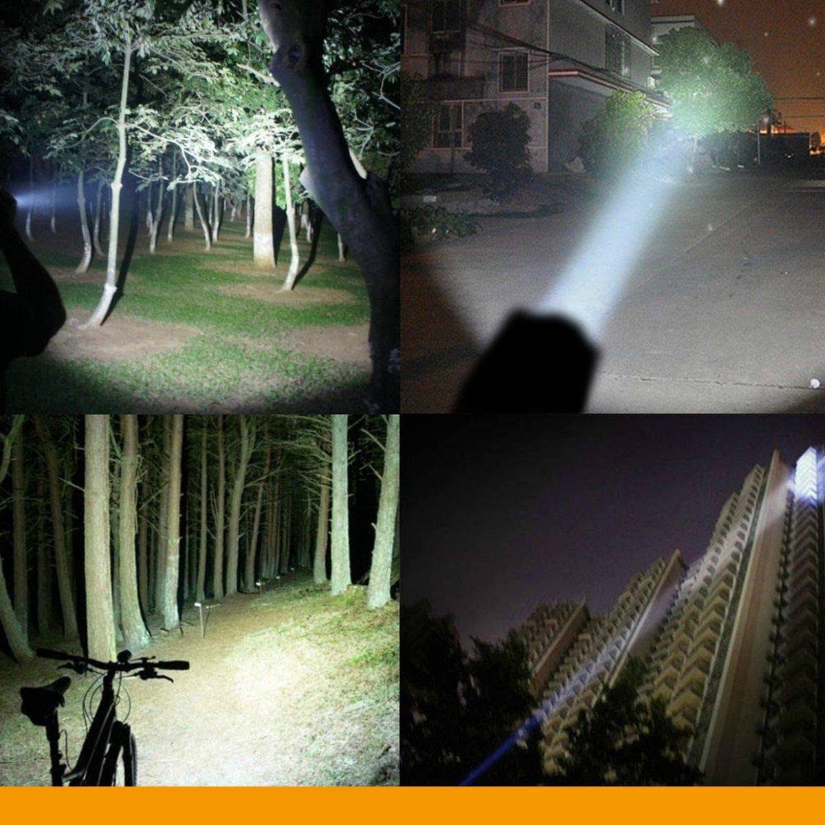 Strong Police Flashlight, Portable Photography Flashlight, Hard Light Zoom Photo Lantern, Metal Reflector Flashlight, Lantern Outdoor Patrol Flashlight, Powerful Handheld Flashlight for Camping
