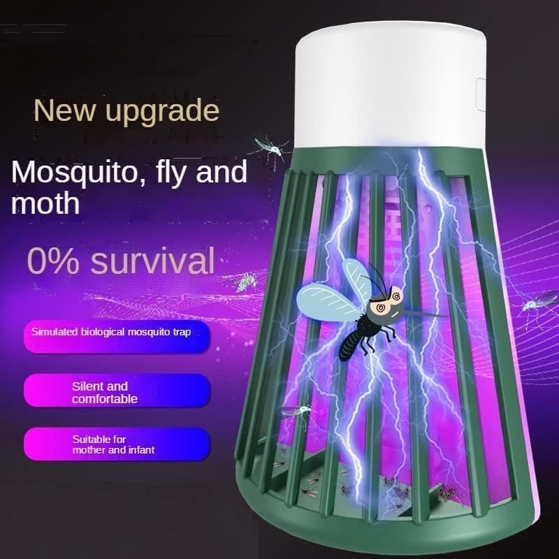 Socket Mosquito Lamp, UV Light Fly Mosquito Trap Racket, Plug In Mosquito Killer Device, Electric Mosquito Trap Lamp, Multipurpose Powered Electronic Bug Zappers