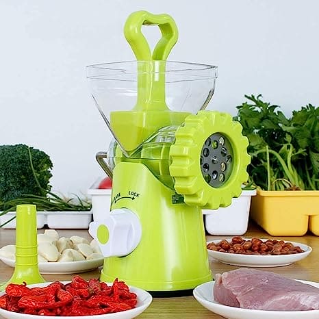 Multifunctional Meat Grinder, Household Multipurpose Grinder, Portable Small Stuffing Machine, Meat Vegetable Mincer Machine, Sausage Meat Grinder Blenders Mixers, Meat Vegetable Spice Hand-cranked Meat Mincer