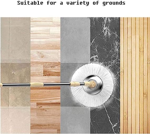 Spin Bucket Mop, Household Magic Spin Mop Bucket, Double Drive Hand Pressure Rotating Mop, 360 Easy Wring Microfiber Spin Mop, Corner Mop With Bucket Basket, Home Kitchen Bathroom Floor Cleaning, Magic Rotating Mop With Bucket