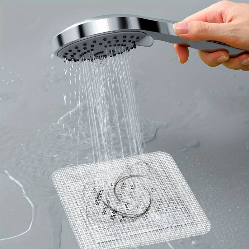 Window Net Mesh Sticker, Self Adhesive Hair Drain Sticker, Window Screen Repair Tape, Multifunctional Floor Drain Patch, Anti Blocking Wires Patch, Kitchen Bathroom Shower  Sticker