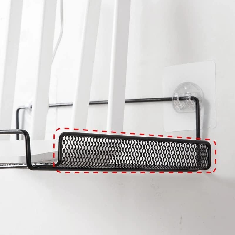 Wall Router Rack, TV Set Top Organizer Rack, Self Adhesive Wall Shelf, Wall Metal Mesh Bracket, Wifi Router Shelf Floating Shelf