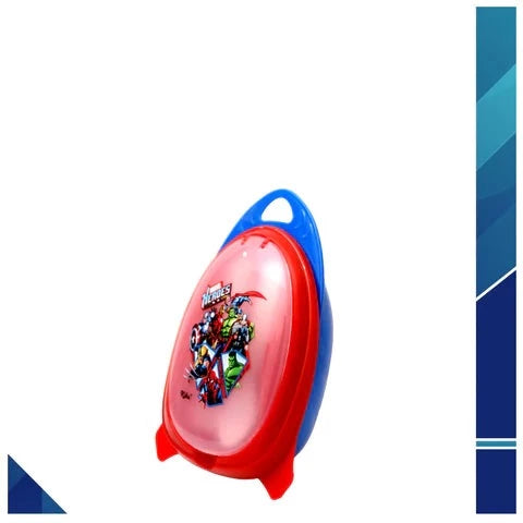 Kids Rocket Shape Lunch Box With Spoon AND Frok, Cartoon Kid Lunch Box,  Portable Eco-friendly Food Container For Picnic School Microwavable