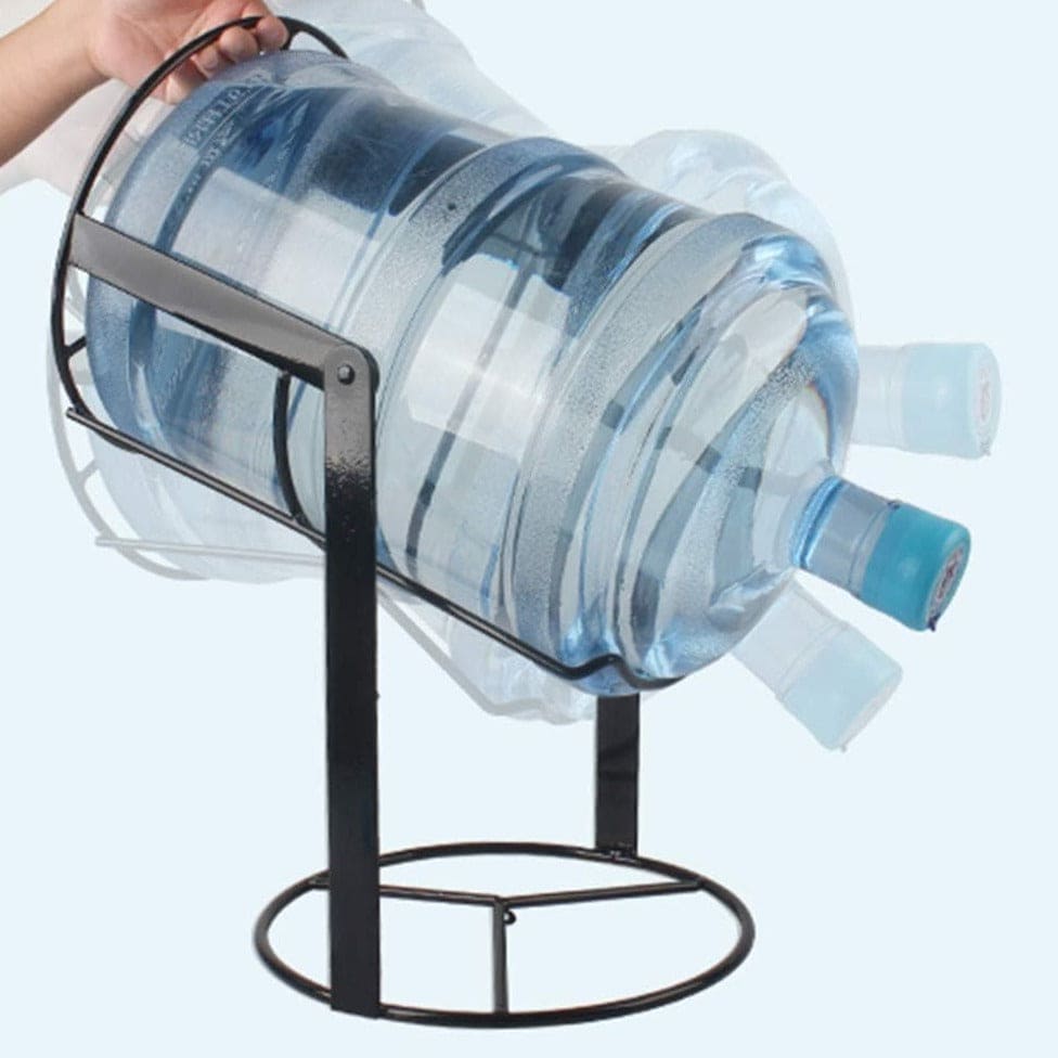 Galon Dispenser Bracket, 360 Degree Inverted Water Stand, Portable Stainless Steel Water Jug Stand, Water Bottle Stand Rack, Kitchen Water Galloon Cage