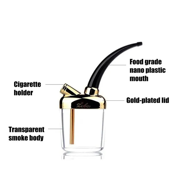Mini Smoking Vape, Mini Hookah Filter Water Pipe, Men's Cigarette Holder, Hookah Shisha Tobacco Smoking Pipe, Small Shisha Fashion Cigarette Holder