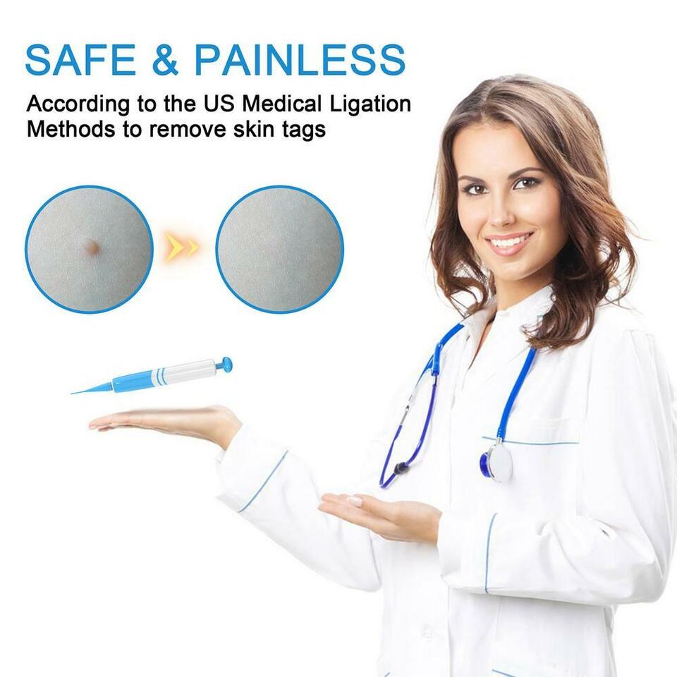 Skin Tag Remover, 2 In1 Painless Auto Skin Tag Remover, Mole Wart Removal Kit, Micro Skin Tag Remover