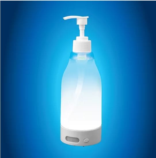 LED Soap Dispenser, 7 Soothing Color Hand Sanitizer, Automatic Liquid Soap Dispenser, Sensor Soap Dispenser, Night Light Soap Dispenser For Kitchen Bathroom, Liquid Containers Bottle With Night Light, Plastic Hand Soap Dispensers