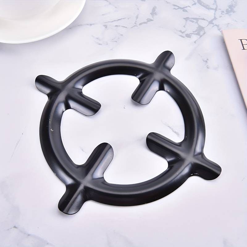 Black Mocha Pot Shelf, Universal Gas Stove Ring, Iron Gas Stove Cooker Plate, Portable Extended Stand, Iron Burner Holder Stable, Kitchen Stove Reducer Ring Holder