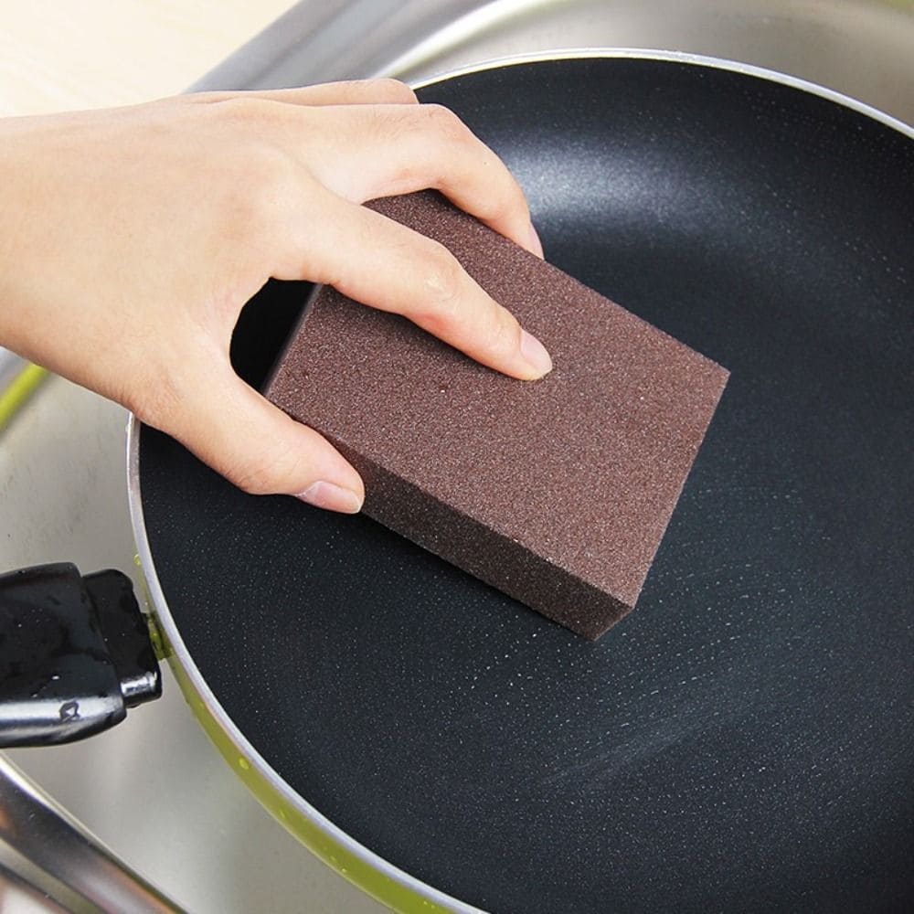 Rust Remover Sponge, Kitchen Sand Paper Sponge, Multifunctional Corundum Sponge, Stone Pot Cleaning Brush, Nano Emery Sponge, Multipurpose Abrasive Sanding Sponge