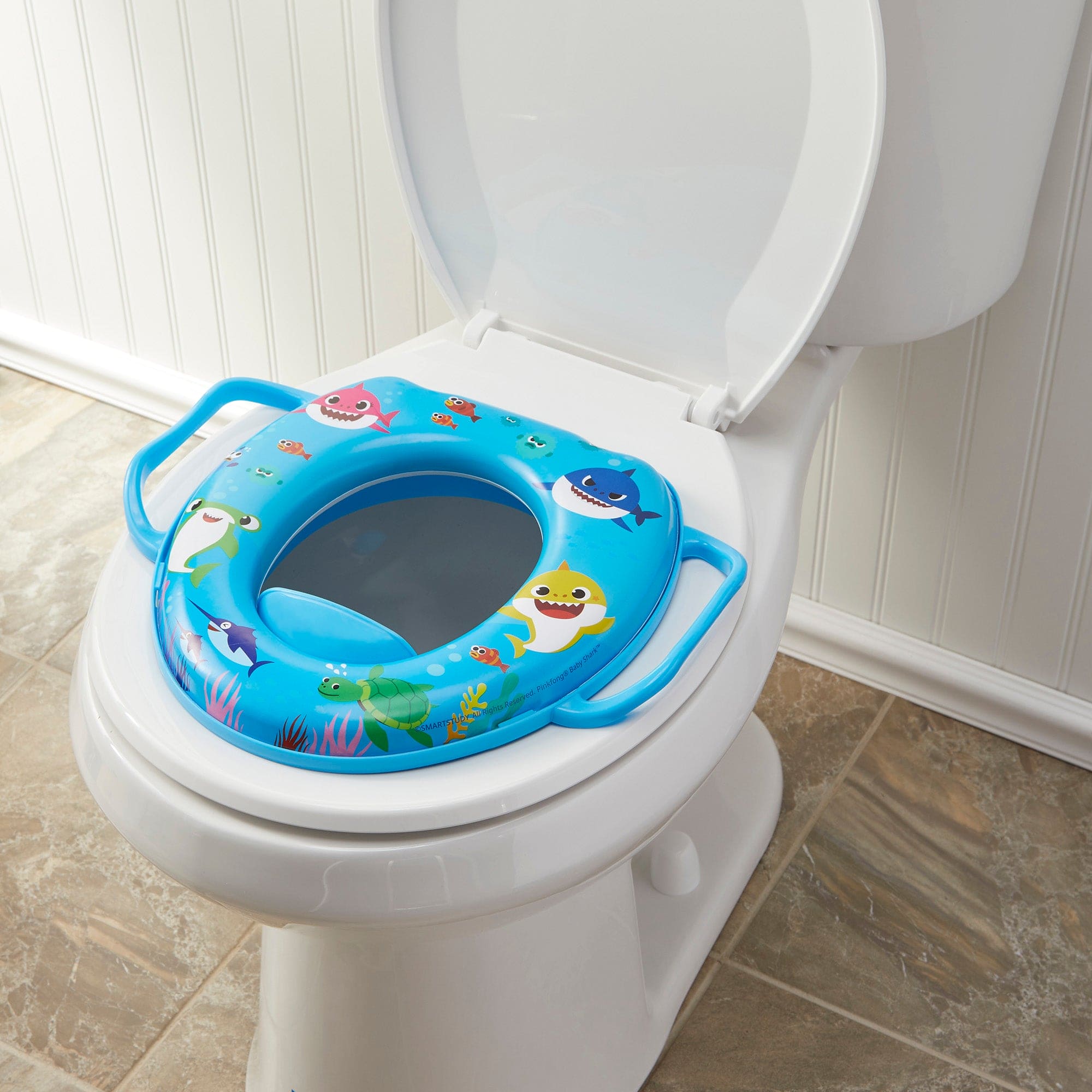 Baby Toilet Seat Cushion, Portable Toilet Training Seat For Children, Non-Slip Baby Kids Seat Potty Chair with Handle, Kids Toilet Soft Cushion with Splash Protector