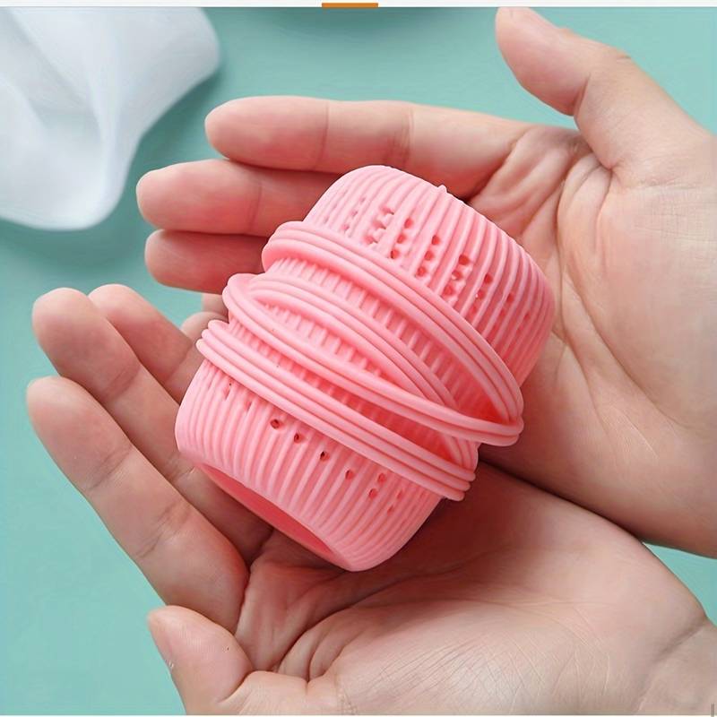 Laundry Sponge Ball, Anti Winding Washing Capsule, Washing Machine Hair Remove, Reusable Dryer Ball, Home Clothes Cleaning, Drying Fabric Softener Ball, Washing Accessories