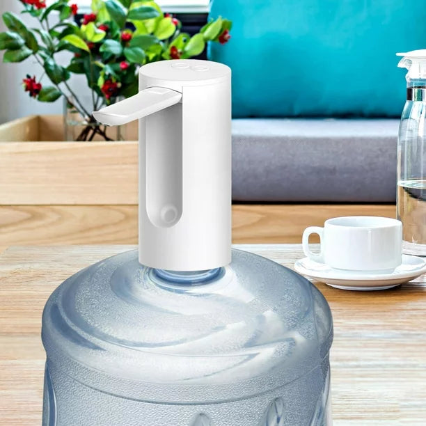 Foldable Water Dispenser, Automatic Mini Water Pump, Portable Home Water Bottle Pump, USB Rechargeable Barreled Water Pumping Device, Wireless Electric Water Jug Pump, Smart Desktop Drinking Beverage Dispenser