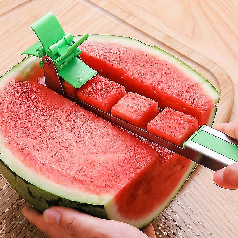 Watermelon Windmill Cutter, Stainless Steel Watermelon Slicer, Multifunctional Fruit Cutter, Cantaloupe Slicer Fruit Divider, Artifact Kitchen Gadget