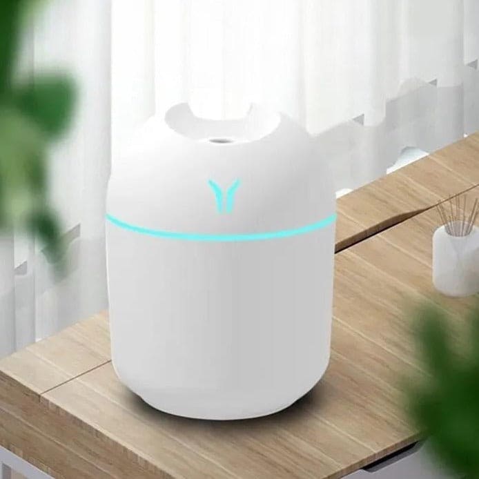 Butterfly Air Humidifier, Mini Ultrasonic Air Humidifier, Household Small Desktop Humidifier, Mini Aroma Oil Diffuse, USB Mist Maker, Mute Desktop Humidifier, LED Display Office Car Diffuser