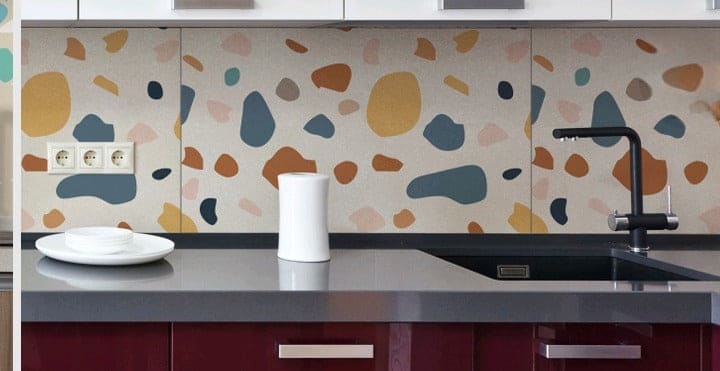 Vintage Printed Wallpaper, Self Adhesive Mediterranean Wallpaper, Bathroom Kitchen Cabinets Desktop Stickers, Groovy Peel & Stick Wallpaper, Removable Self Adhesive Wall Decor