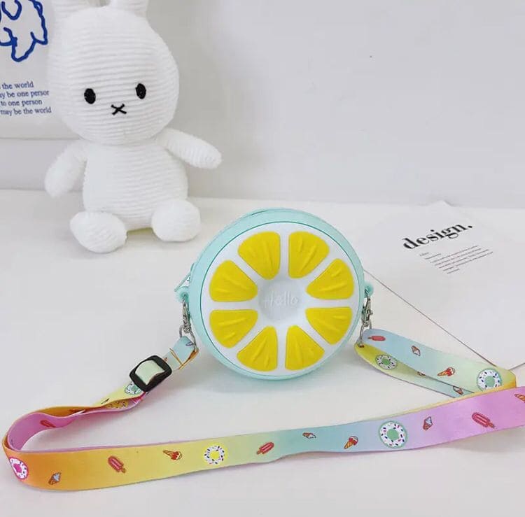 Fruity Shoulder Bag, Kids Clutch Bag, Sling Bag For Girls, Travel Cross Body Bag, Mini Cross Body Bags, Soft Stuffed Shoulder Bags For Girls, Elegant Women Crossbody Bags