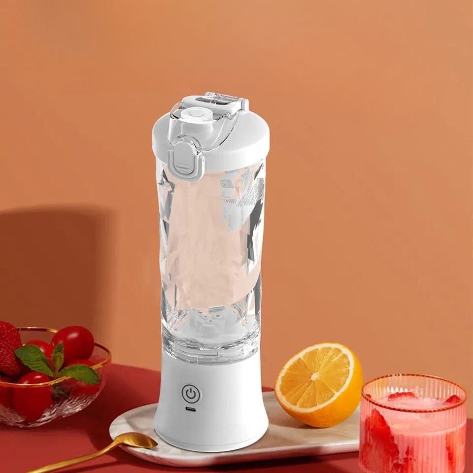 Rhombus Electric Juicer, Portable Blender Juicer, Multifunctional Electric Juicer, Mini Smoothie Blender, Portable Electric Fruit Juicer, Mini Fruit Mixer Cup, Portable Cordless Fruit Juicer, Mini USB Blender, Home Cup Blender