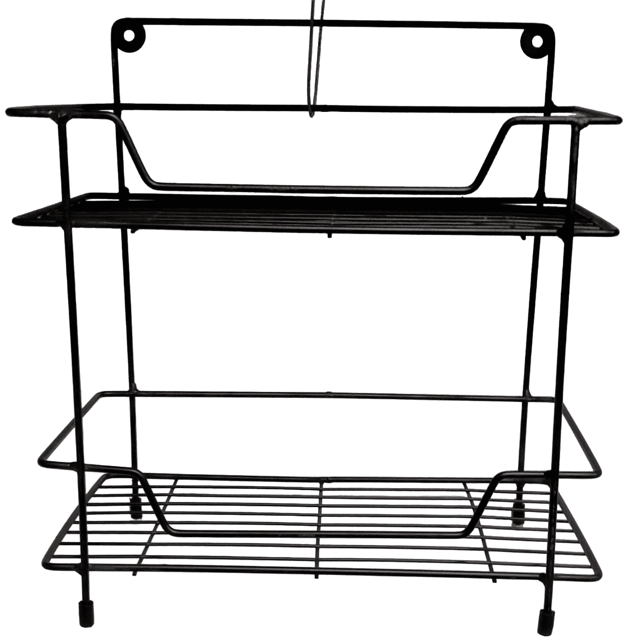 Narrow Metal Rack, Multipurpose Iron Metal Storage Shelf, 2 And 3 Layer Kitchen Bathroom Storage Organizer Rack, Multifunction Wall Rack, Caddy Basket Organizer