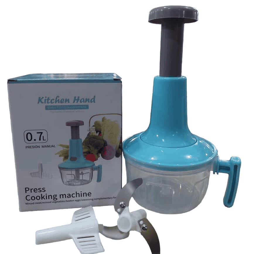 Hand Press Chopper With Handle, Manual Multifunctional Mincer, Mini Food Processor, Manual Vegetable Fruit Cutter Potato Meat Chopper Mixer,  Food Grinder Cooking Tools, Express Hand Held Chopper