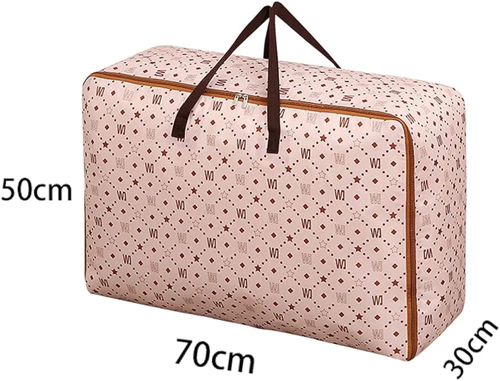 Parachute Storage Bag, Double Zip Luggage Moving Bags, Clothes Storage Bags, Under Bed Organizer Bags, Geometric Pattern Quilt Storage Bag, Travel Storage Hand Bag, Oxford Storage Bag, Folding Duvet Sorting Bags