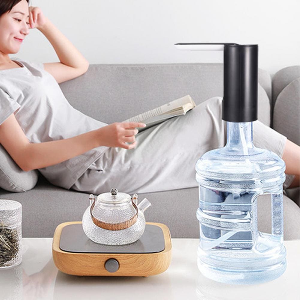 Foldable Water Dispenser, Automatic Mini Water Pump, Portable Home Water Bottle Pump, USB Rechargeable Barreled Water Pumping Device, Wireless Electric Water Jug Pump, Smart Desktop Drinking Beverage Dispenser