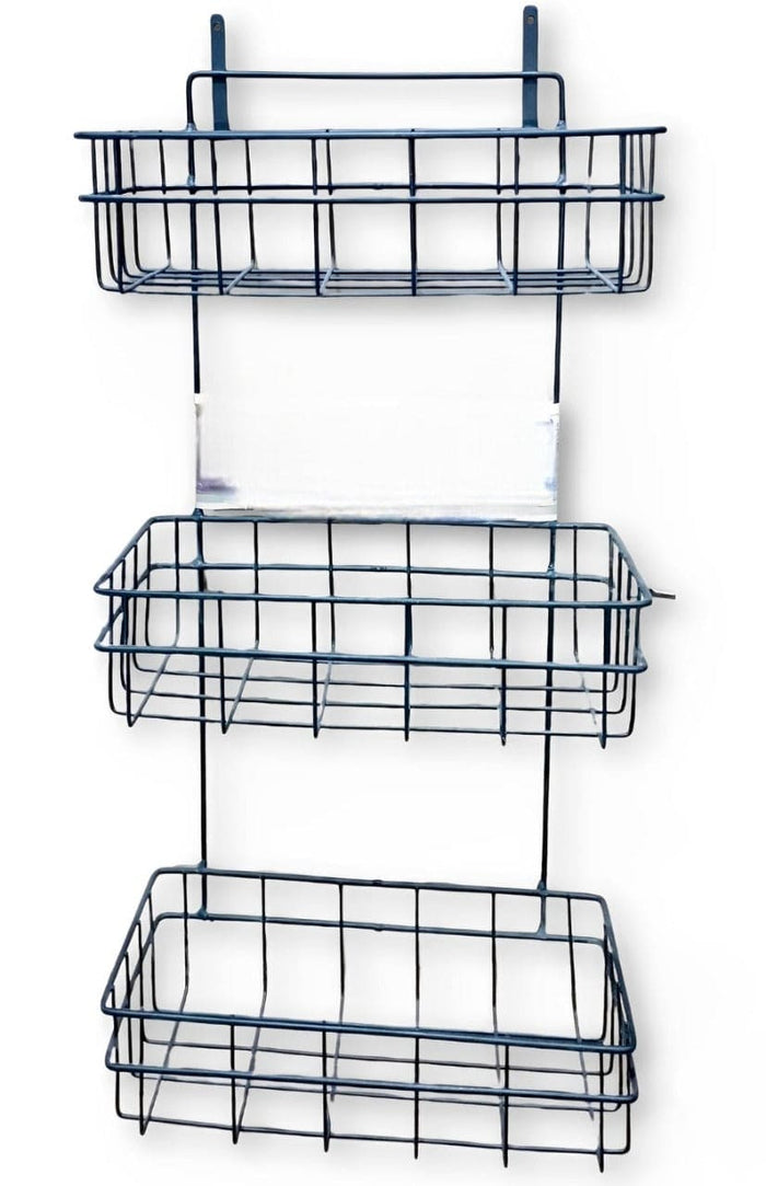 Hanging Metal Wire Rack, Multifunctional Wall Storage Basket, Wall Mou ...