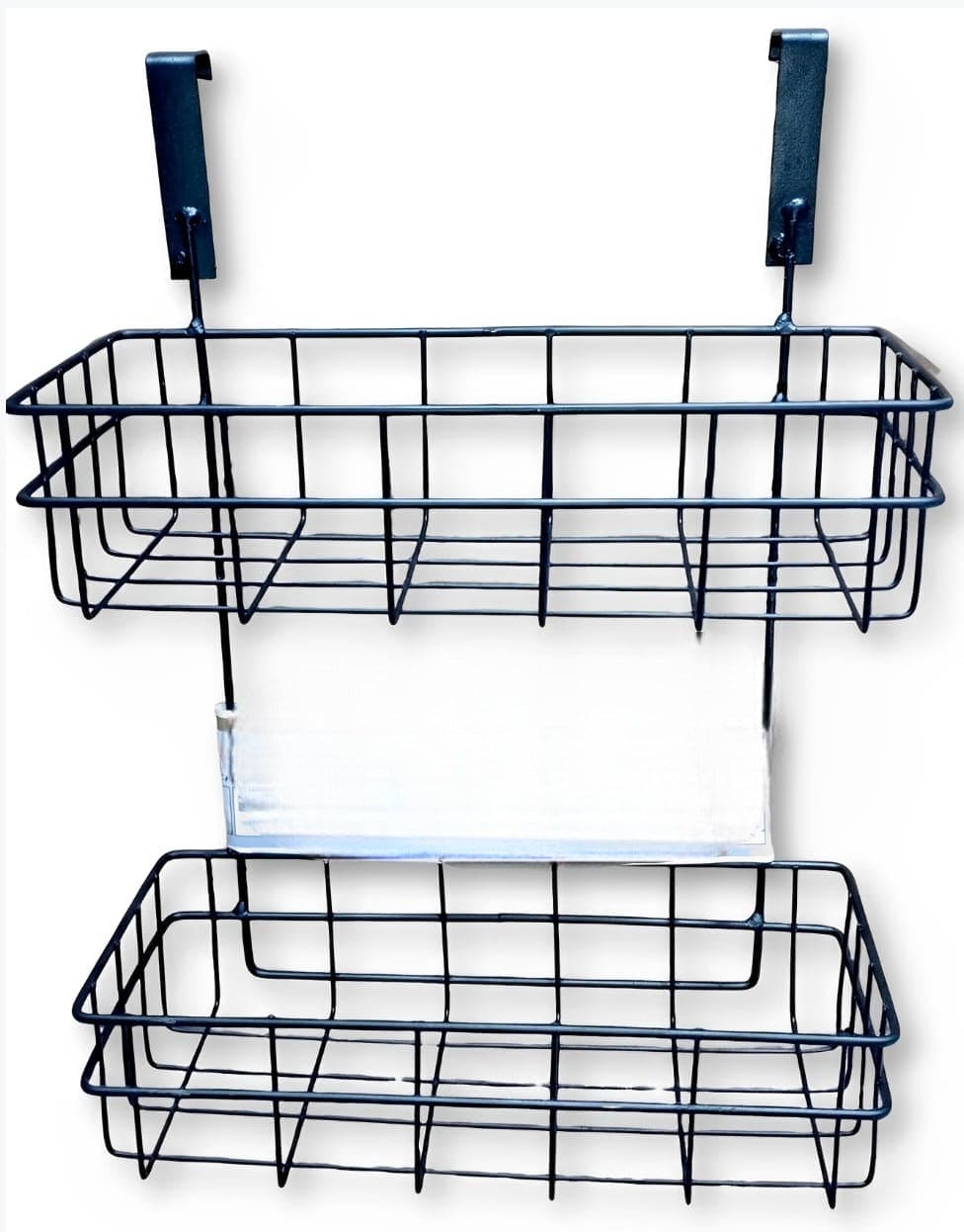 Hanging Metal Wire Rack, Multifunctional Wall Storage Basket, Wall Mounted Shelf For Kitchen Bathroom, Caddy Shower Storage Rack Basket