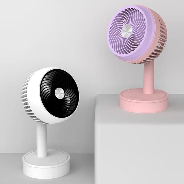 Mini Pedestal Fan, Desktop Cooling Fan, Portable Electric Fan, USB Charging Mini Fan