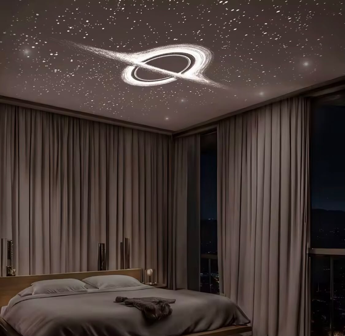 360° Rotating USB Mini Projection Light, Galaxy Star Projector Light, USB LED Star Ceiling Light, Portable USB Beam Projector Light
