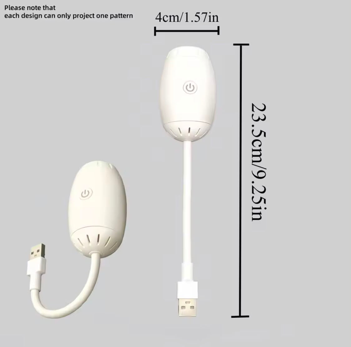 360° Rotating USB Mini Projection Light, Galaxy Star Projector Light, USB LED Star Ceiling Light, Portable USB Beam Projector Light