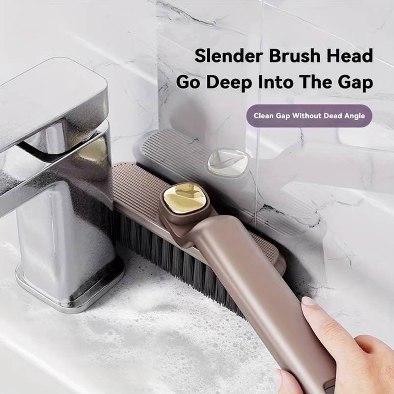 Rotating V Shaped Cleaning Brush, 2 In 1 Cleaning Brush Clip Tool, Bathroom Kitchen Shower Floor Cleaner Brush, Dead Angled Gap Cleaning Brush, Multifunctional Bathroom Tile Brush, Floor Gab Cleaning Brush