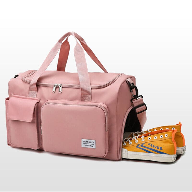 Personal Sports Duffle Bag, Large Capacity Travel Luggage Bag, Multifunctional Trip Splash Proof Luggage Bag, Men Women Fashion Shoulder Bag, Multi Pockets Waterproof Shoe Cabinet Bag