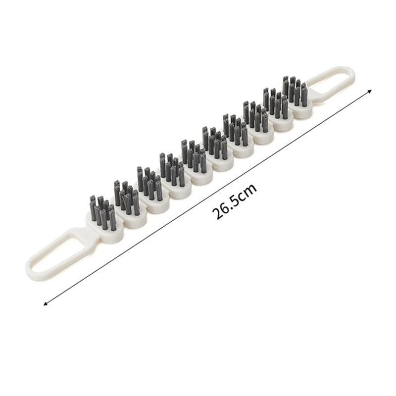 Curved Cleaning Brush, Multifunctional 360 Flexible Brush, Grip Gentle Bristle Effective Crevice Brush