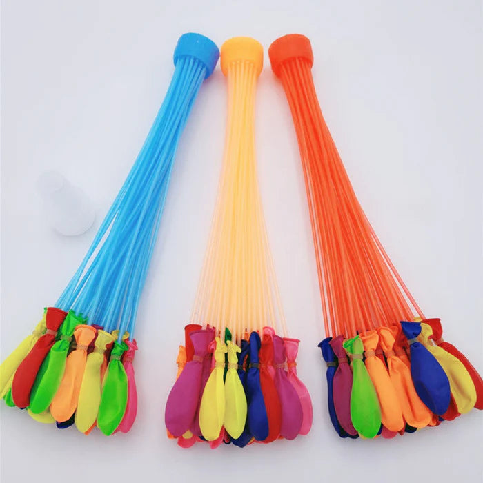 Magic Water Filling Balloon, 111 Pcs Water Balloons Bomb, Children Water War Game Kit, Latex Water Balloon Outdoor Toy, Water Balloon For Summer Toy, Rapid Filling Water Balloon