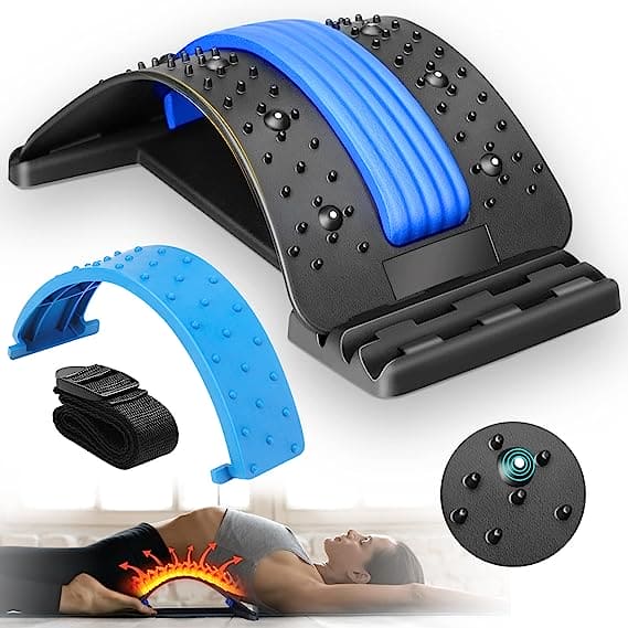 Magnetic Back Stretcher, Magic Back Support Spine Stretcher with Foam ...