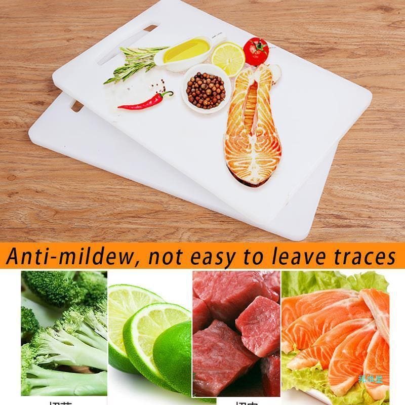 Kitchen Chopping Board, Plastic Chopping Board, Cutting Board Plastic with Handle, Nonslip Plastic Cutting Board, Household Fruit Veg Knife Board