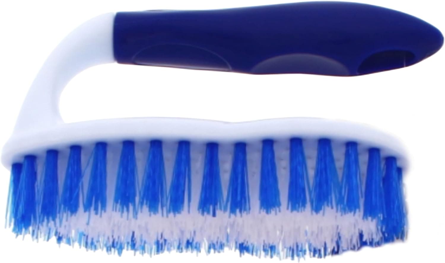 Handle Scrubbing Brush, Heavy Duty Stiff Bristles Household Cleaning Brush, Grout Cleaner Scrubber Brush, Floor & Bath Cleaning Brush for Kitchen, Bath, Multipurpose Cleaning Brush