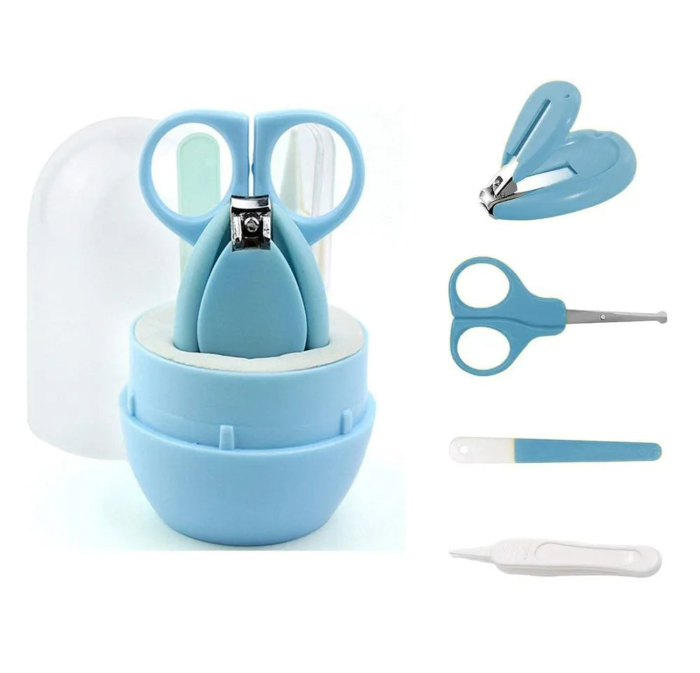 Capsule Baby Manicure Kit, Newborn Baby Nail Scissor, Baby Nail Care Tool Set, Portable Nail Clipper Trimmer With Box, Baby Mini Gromming Kit, Newborn Nail Shell Shear Manicure Kit, Baby Boy Girl Hand Foot Nail Filer Kit
