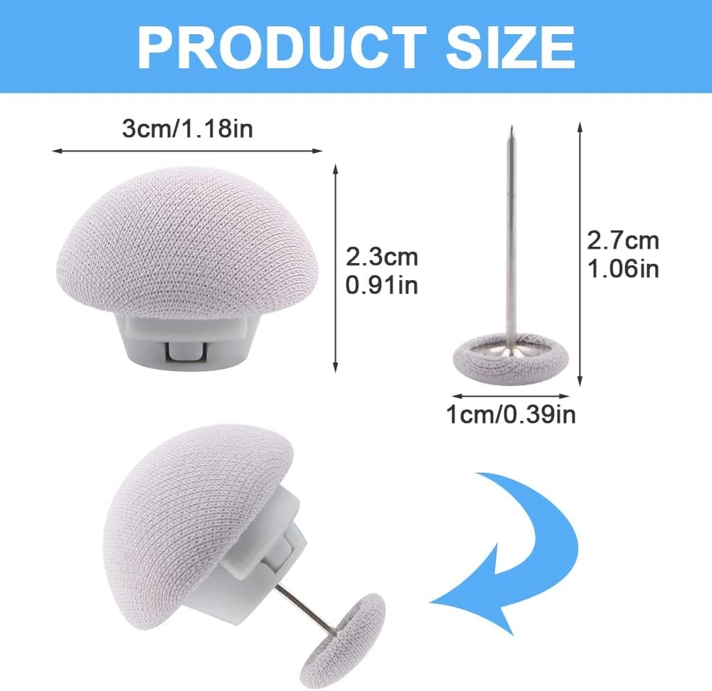 Mushroom Bed Clip, Blanket Buckles Bed Sheet Fixator Gripper, Double Press Bedspread Holder, Fall-proof Sheet Fastener Clip, Comforter Clips Quilt Holder Fixator, Bedroom Duvet Fixing Holder Quilt Cover Pinso