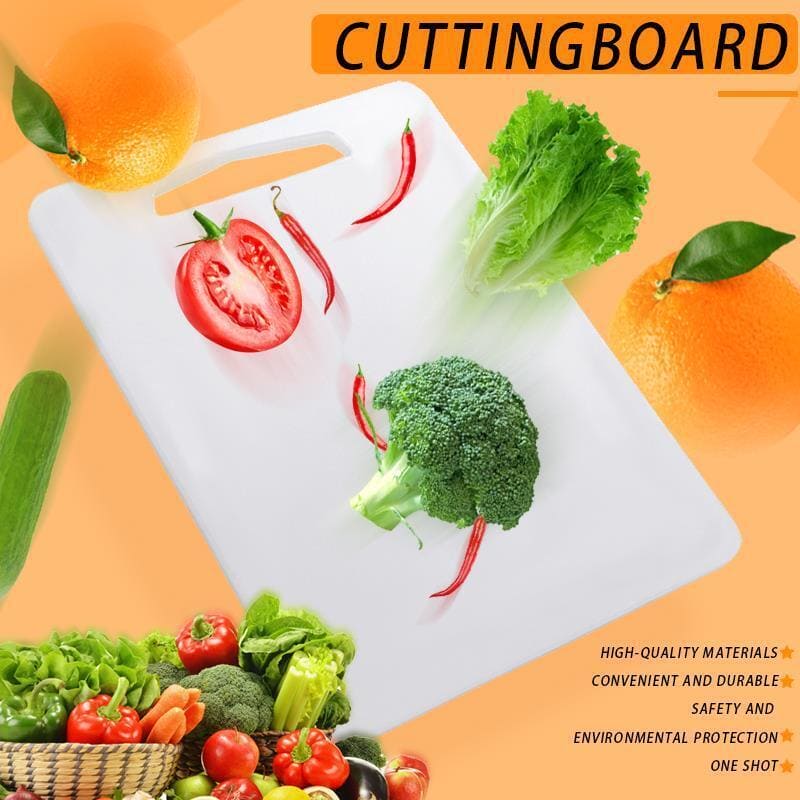 Kitchen Chopping Board, Plastic Chopping Board, Cutting Board Plastic with Handle, Nonslip Plastic Cutting Board, Household Fruit Veg Knife Board